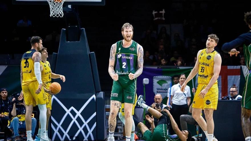 El Unicaja gana 85-80 a La Laguna Tenerife y acaba tercero la Final Four de la BCL 2025/2026