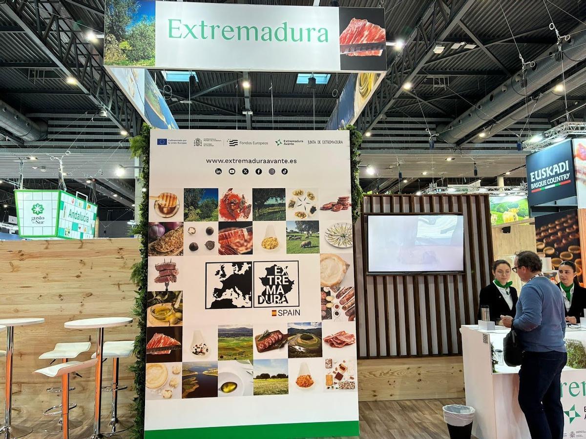 Estand extremeño en Alimentaria Barcelona 2026.