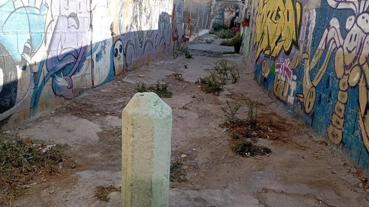 Lo que queda de la calle Poeta Luque Gutiérrez, esta semana.