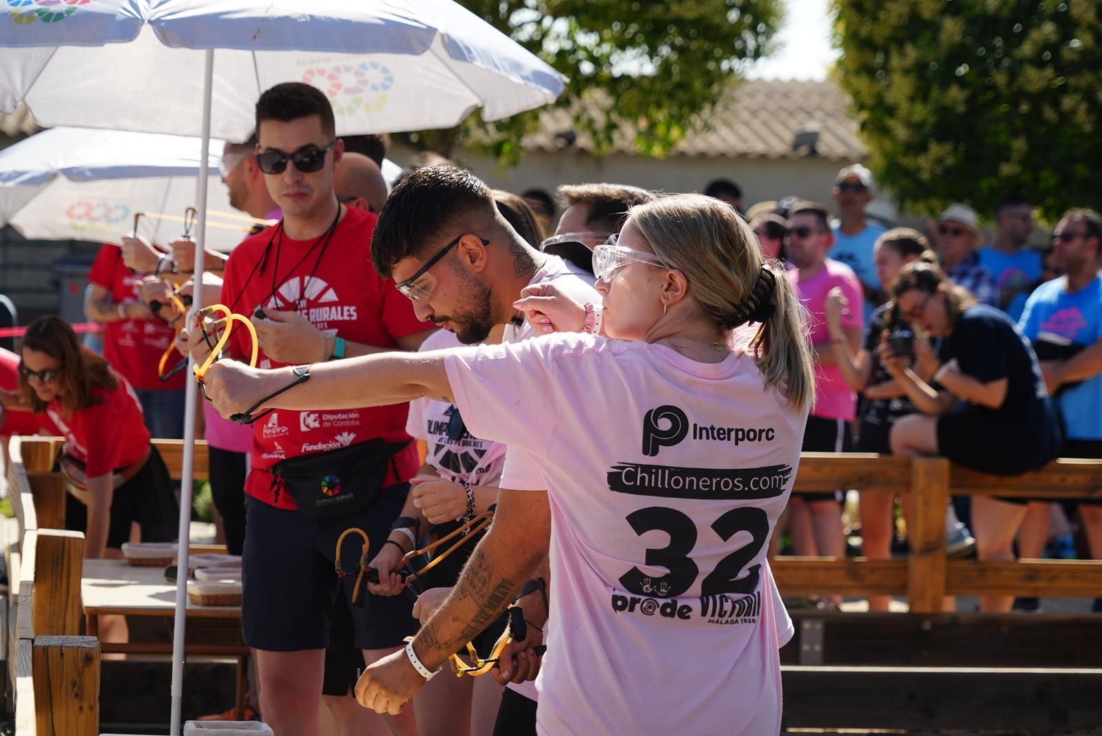 Añora vive una intensa jornada de juegos en las Olimpiadas Rurales