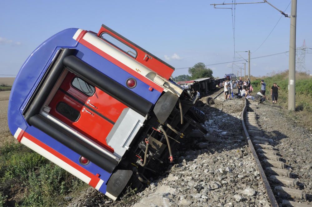 Accident de tren a Turquia