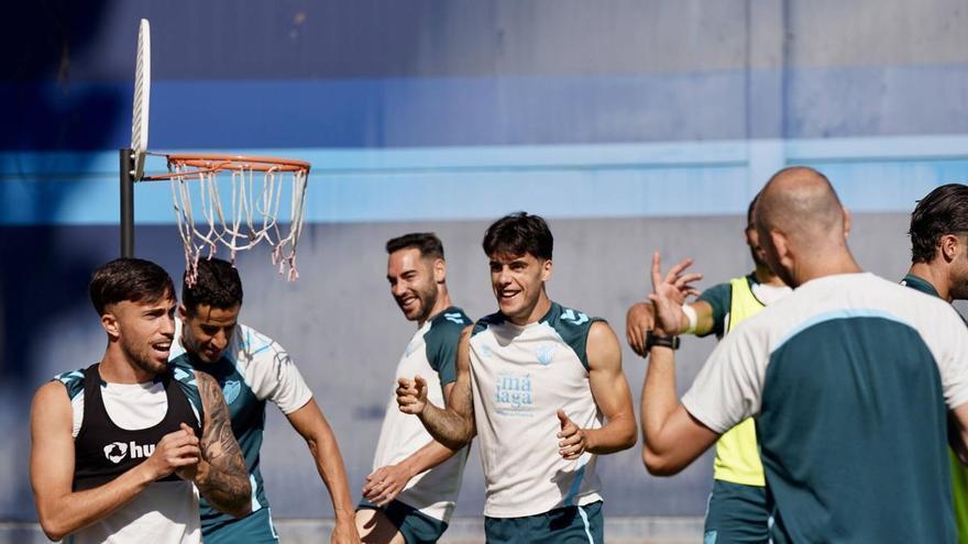 Fotos del penúltimo entrenamiento del Málaga CF antes de viajar a Zaragoza