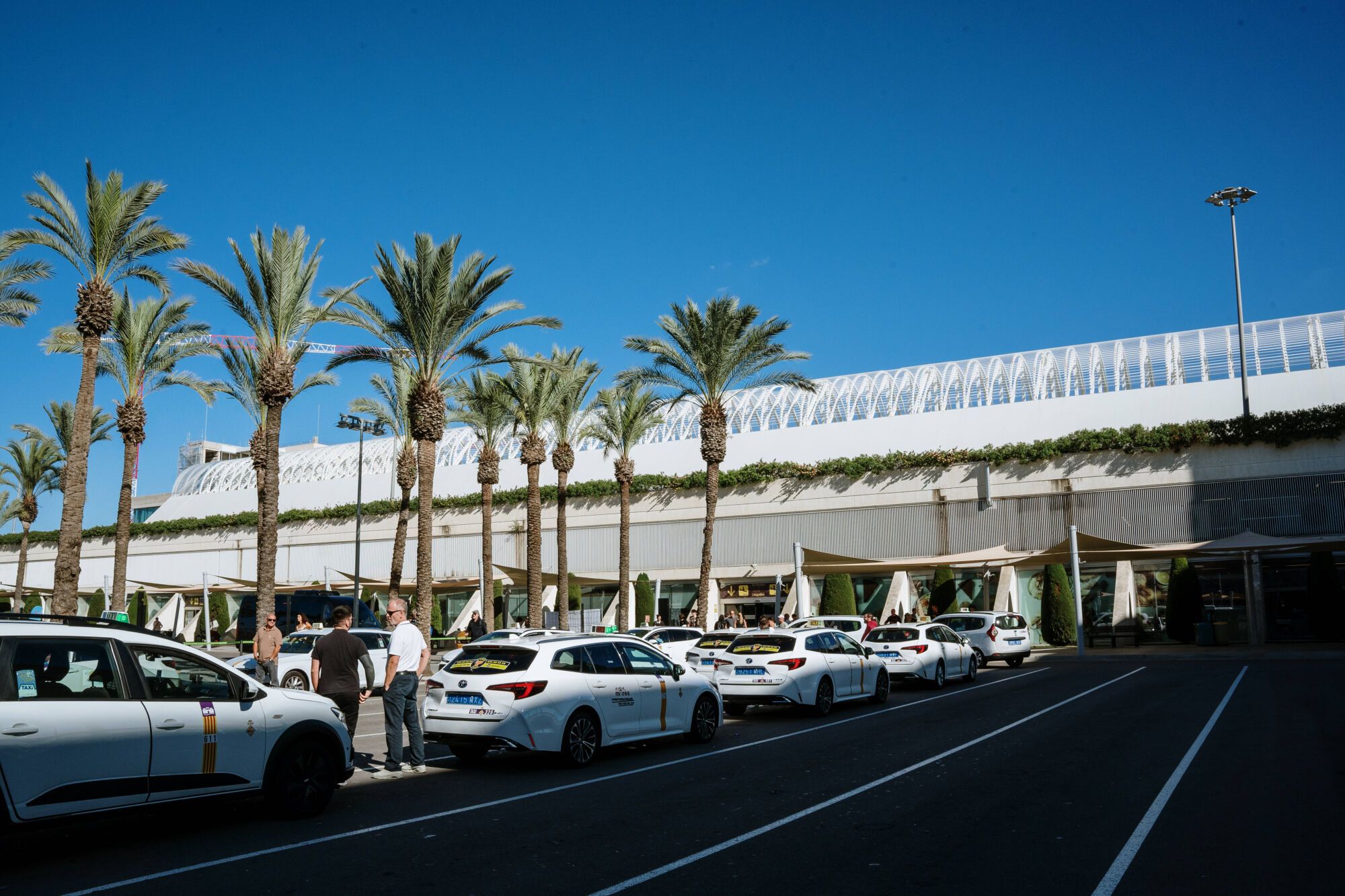 Taxis aeropuerto de Palma Son Sant Joan - Nueva parada de taxis - Obras aeropuerto