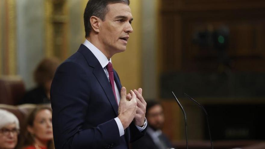 Pedro Sánchez critica el cierre de la Oficina Anticorrupción de Baleares en su discurso de investidura