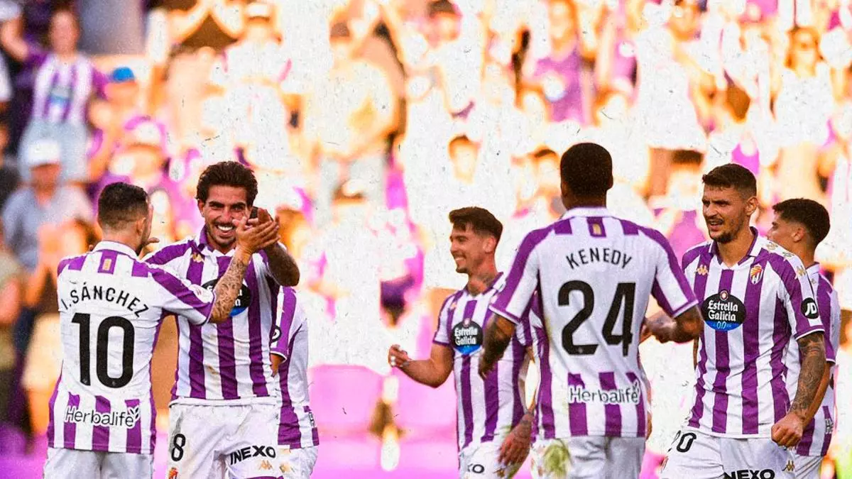 El Real Valladolid golea a un Burgos que mereció más en la primera parte
