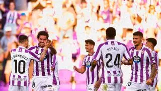 El Real Valladolid golea a un Burgos que mereció más en la primera parte