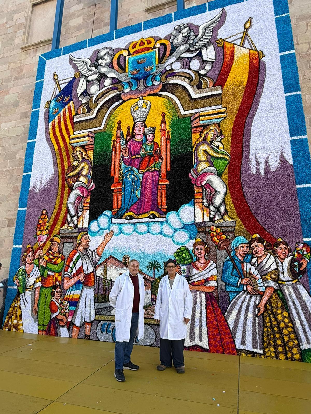 Así luce el tapiz.