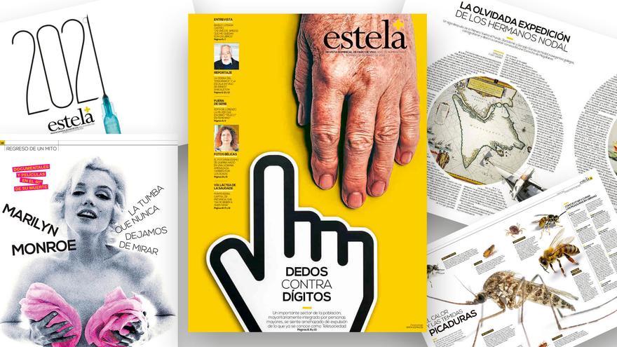 Una portada del suplemento Estela+ , premiada en los “Oscar” del diseño