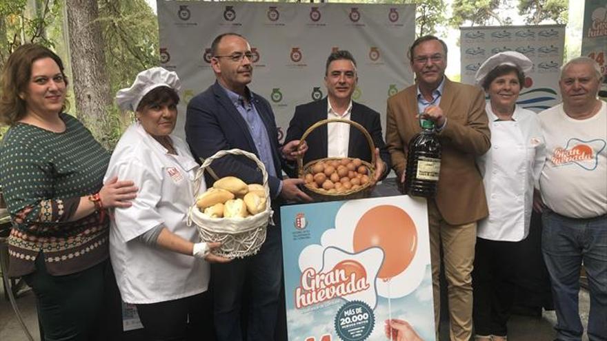 Anticipo de la Gran Huevada de Villafranca en el Mercado Victoria