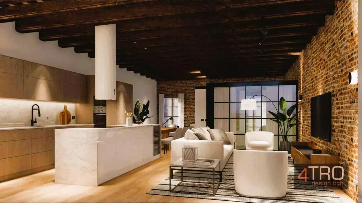 Oportunidad inmobiliaria en Barcelona: al Tió Nadal le vamos a pedir este pisazo de diseño en pleno corazón de Barcelona