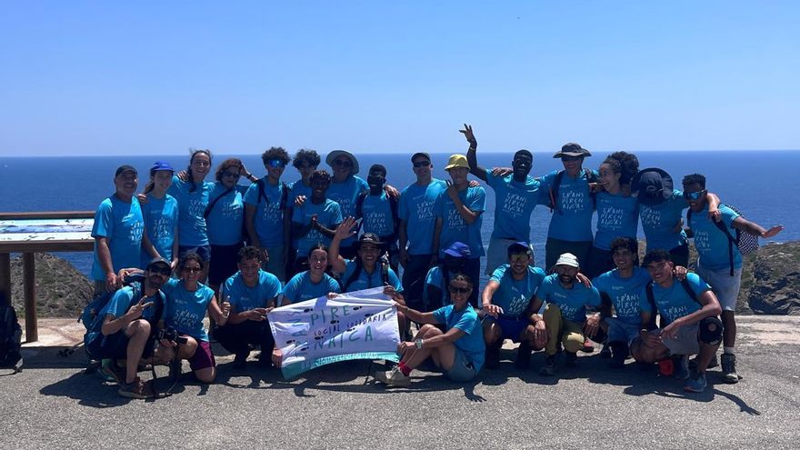 L'arribada dels participants al Cap de Creus.