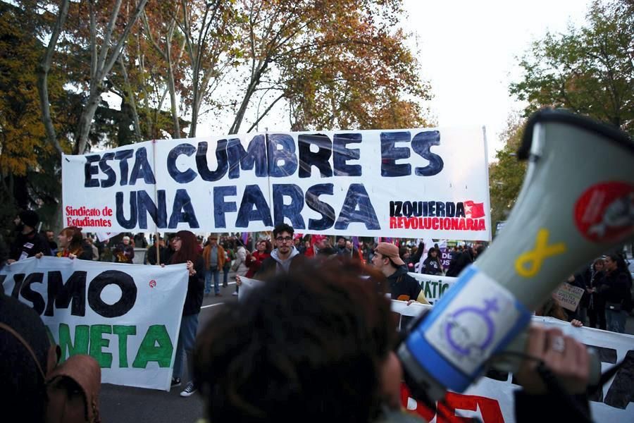 Manifestación en Madrid por la Cumbre del Clima