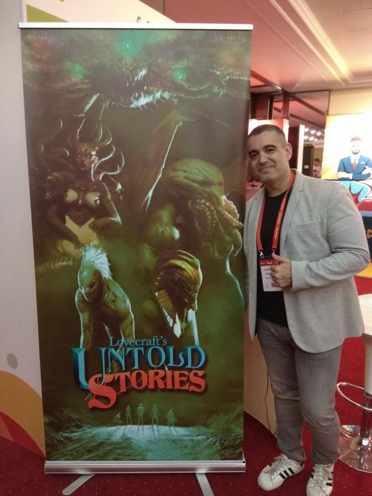 Carlos Mateos, fundador de Blini Games y creador del videojuego Lovecraft's Untold Stories.