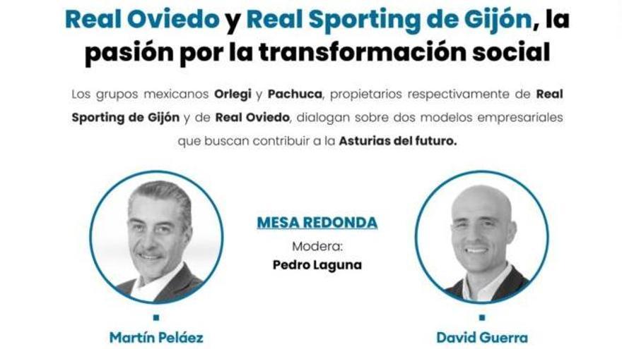 Sigue EN DIRECTO la primera charla entre los presidentes del Sporting y del Oviedo, que hablan de los modelos de Orlegi y Pachuca y su impacto en la región