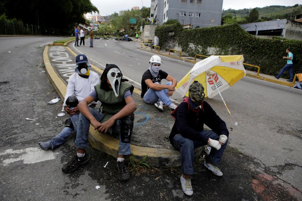 Jornada de protestas en Caracas