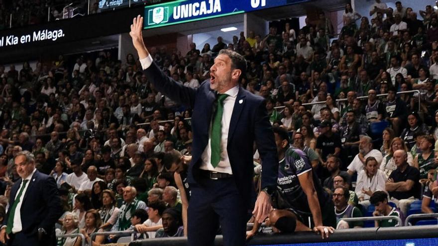 Ibon Navarro, durante el encuentro de este domingo ante el UCAM Murcia.