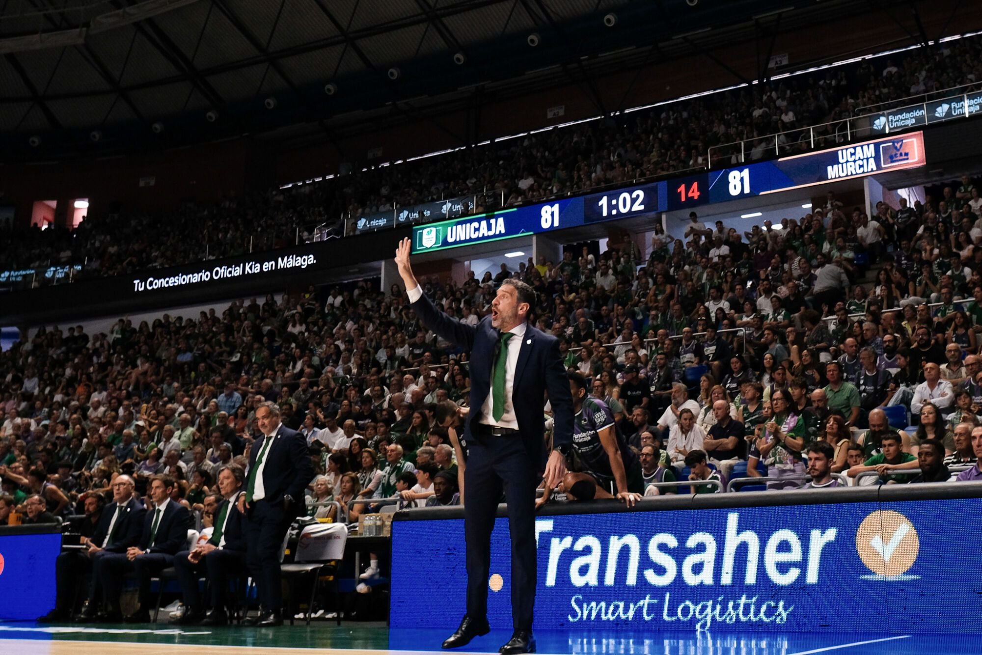 Imágenes del partido del UNICAJA vs UCAM Murcia en el Martín Carpena