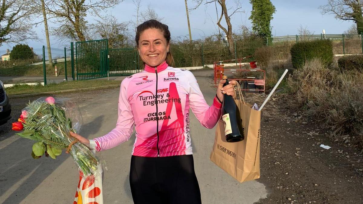 Ainhoa Moreno, tras una carrera en Bélgica este año