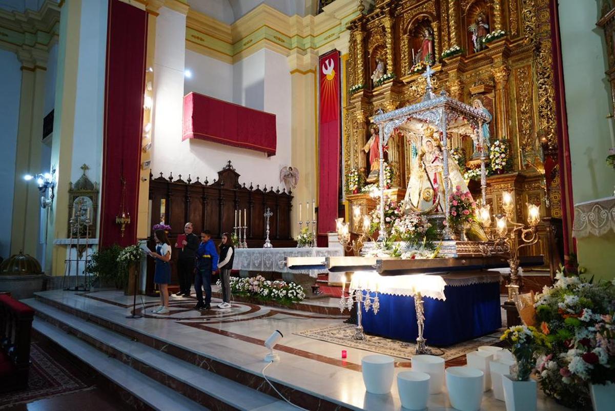 La Virgen de Luna, este viernes en Pozoblanco.