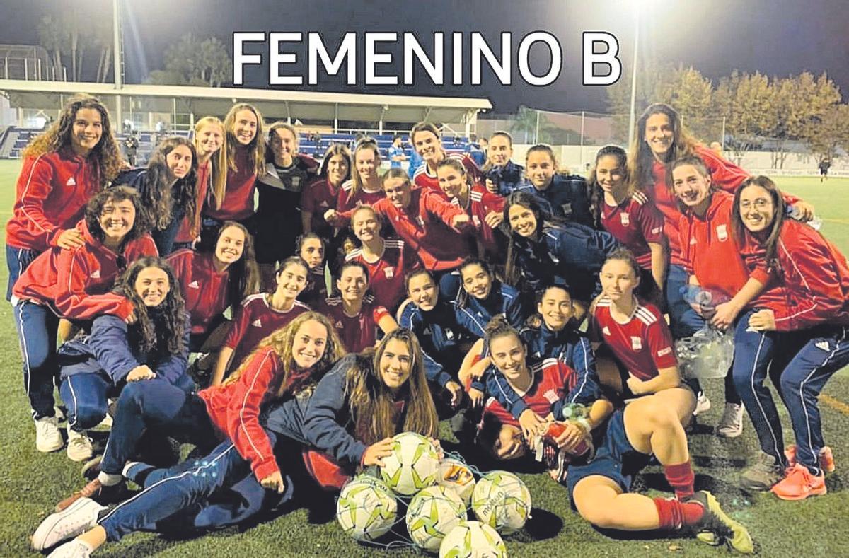 Plantilla del Femenino B del UD Aldaia CF