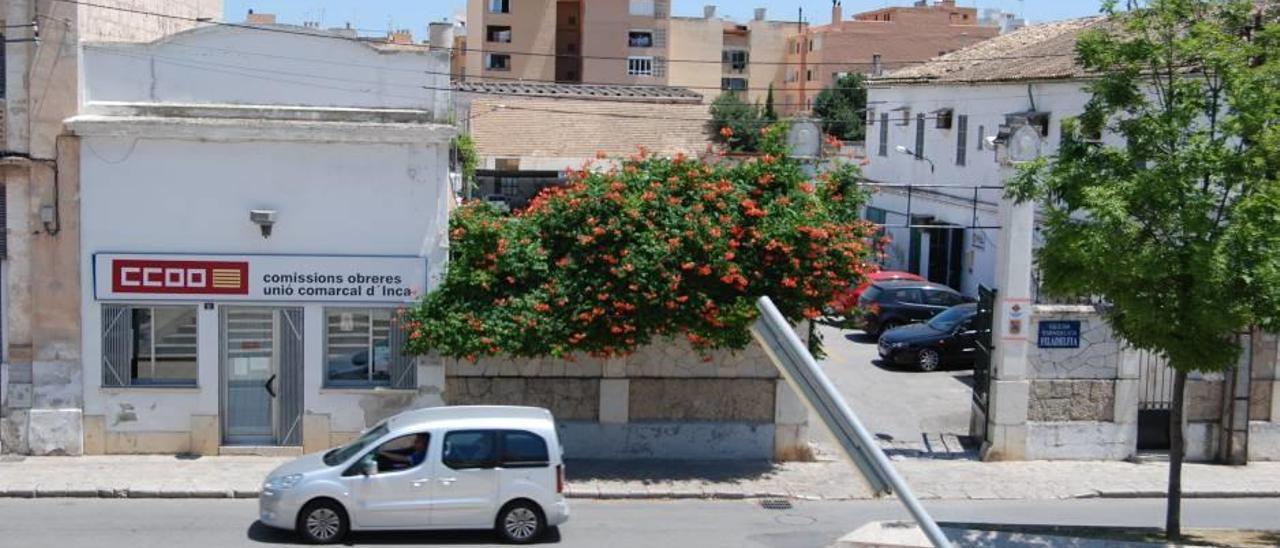 Las antiguas instalaciones de Gesa, situadas en la calle Artà, que se han usado como aparcamiento.