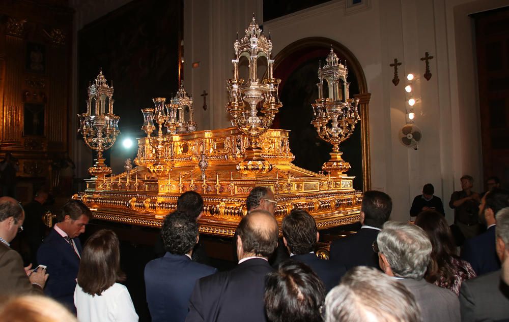 Presentación del nuevo trono de Jesús Resucitado