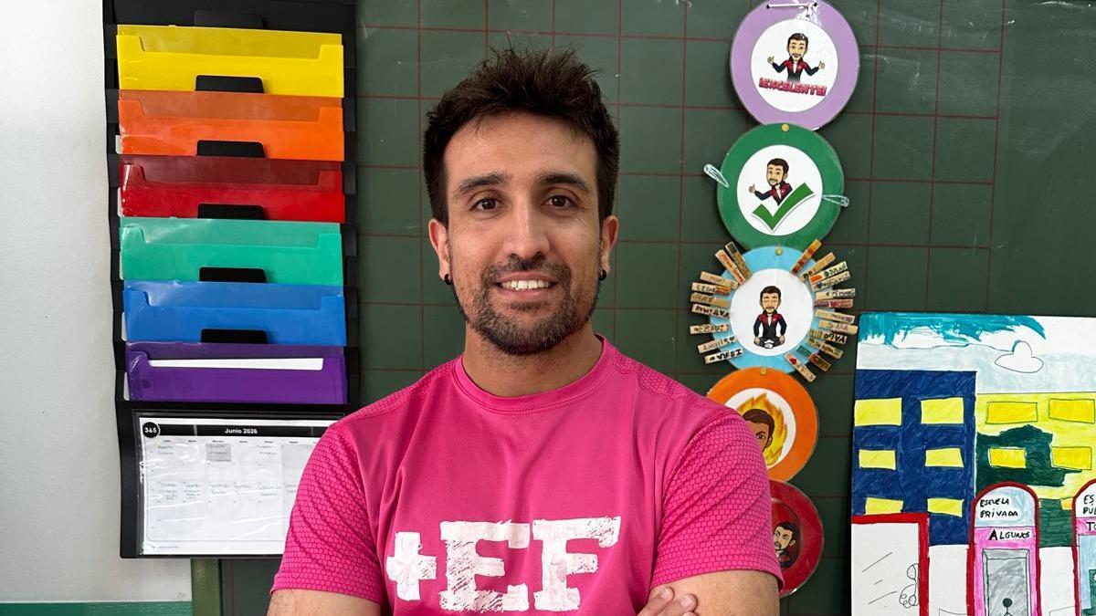 Jordi Guix, opositor a maestro de Educación Física en Aragón.