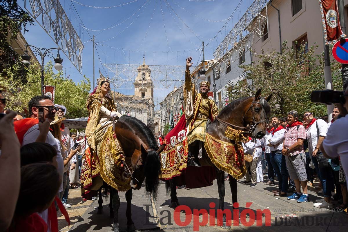 Moros y Cristianos en la mañana del dos de mayo en Caravaca