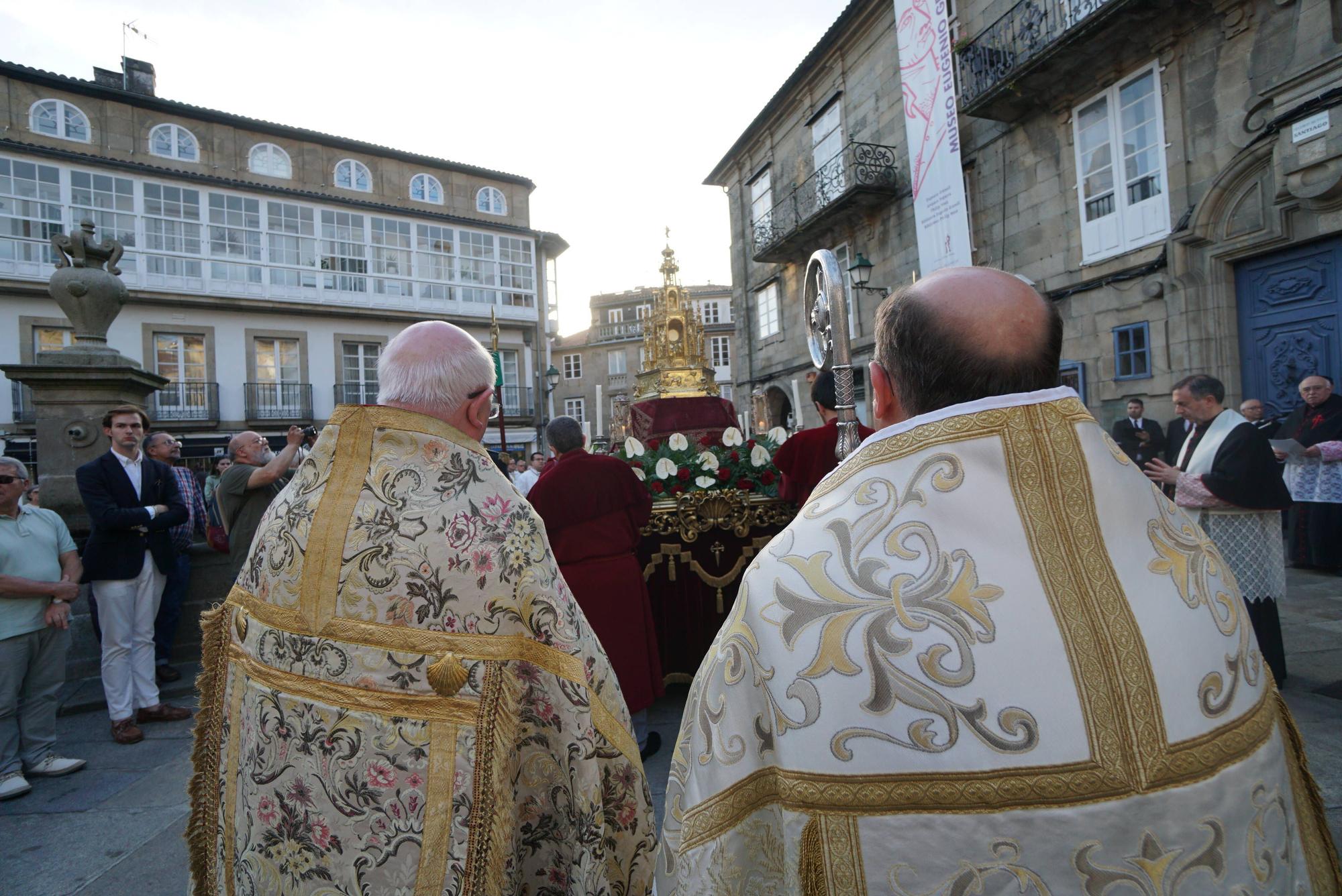 Así fue la procesión del Corpus Christi en Santiago de Compostela