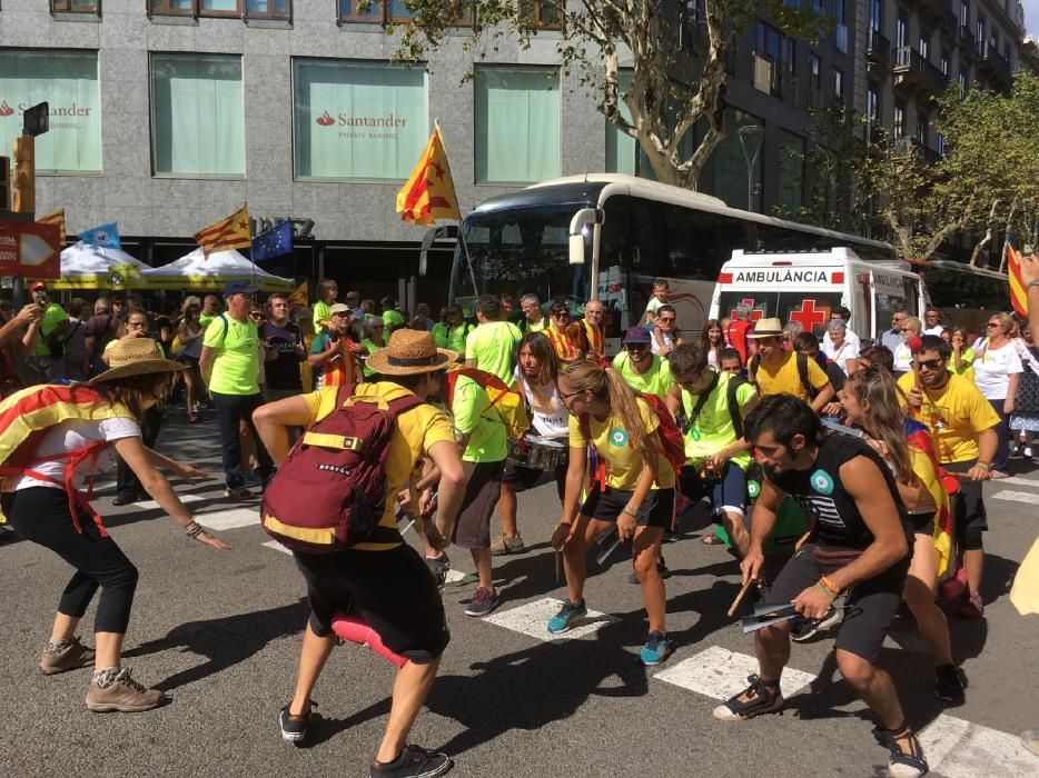 Bagencs a la concentració de Barcelona.