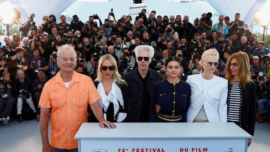 Bill Murray, Chloe Sevigny, Jim Jarmusch, Selena Gomez, Tilda Swinton y Sara Driver.