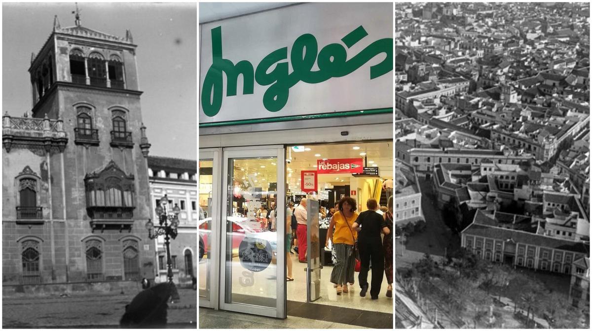 Los cambios de la Plaza del Duque de la Victoria de Sevilla: de palacio a albergar El Corte Inglés