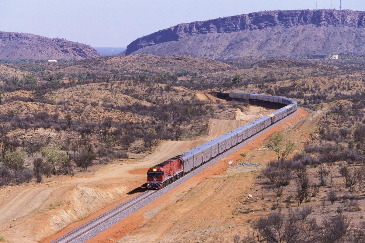 Descubre Australia a bordo del tren Ghan.