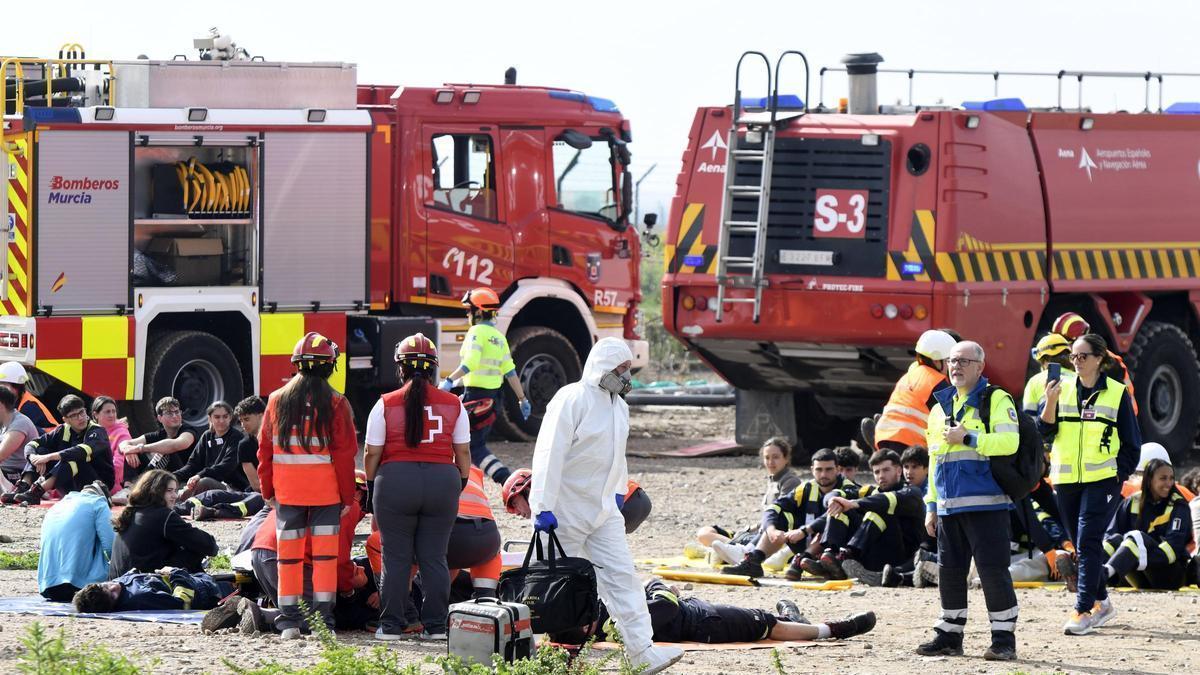 El Aeropuerto de la Región se pone a prueba con el  aterrizaje fallido de un avión con decenas de muertos y heridos
