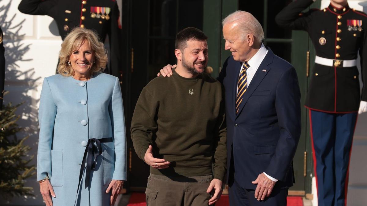 Zelenski llega a Washington para reunirse con Biden