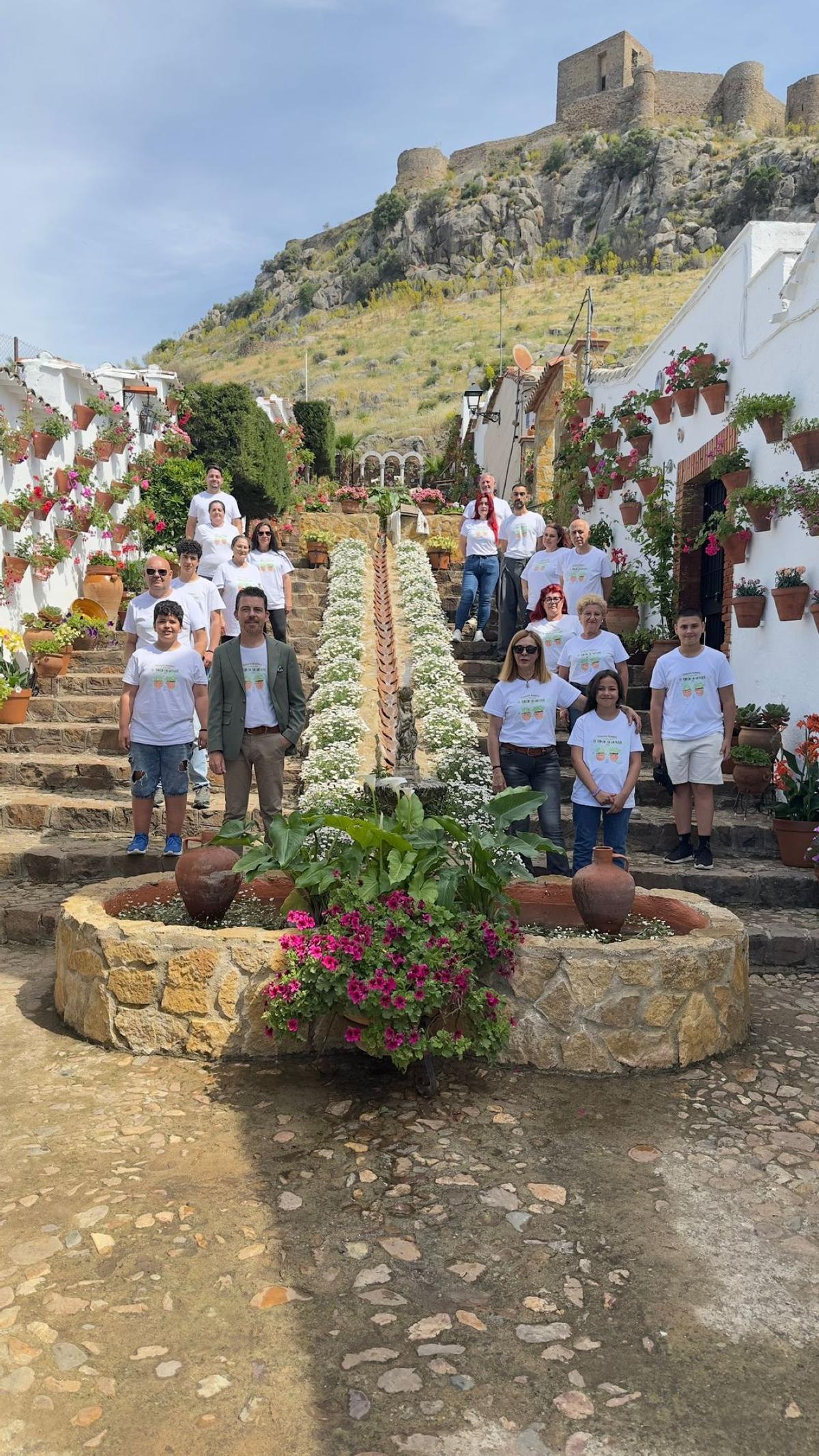 Escalera del Castillo de Belmez, primer premio en Rincones Típicos.