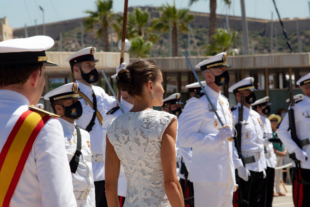 Así ha sido la visita de la reina Letizia a Cartagena