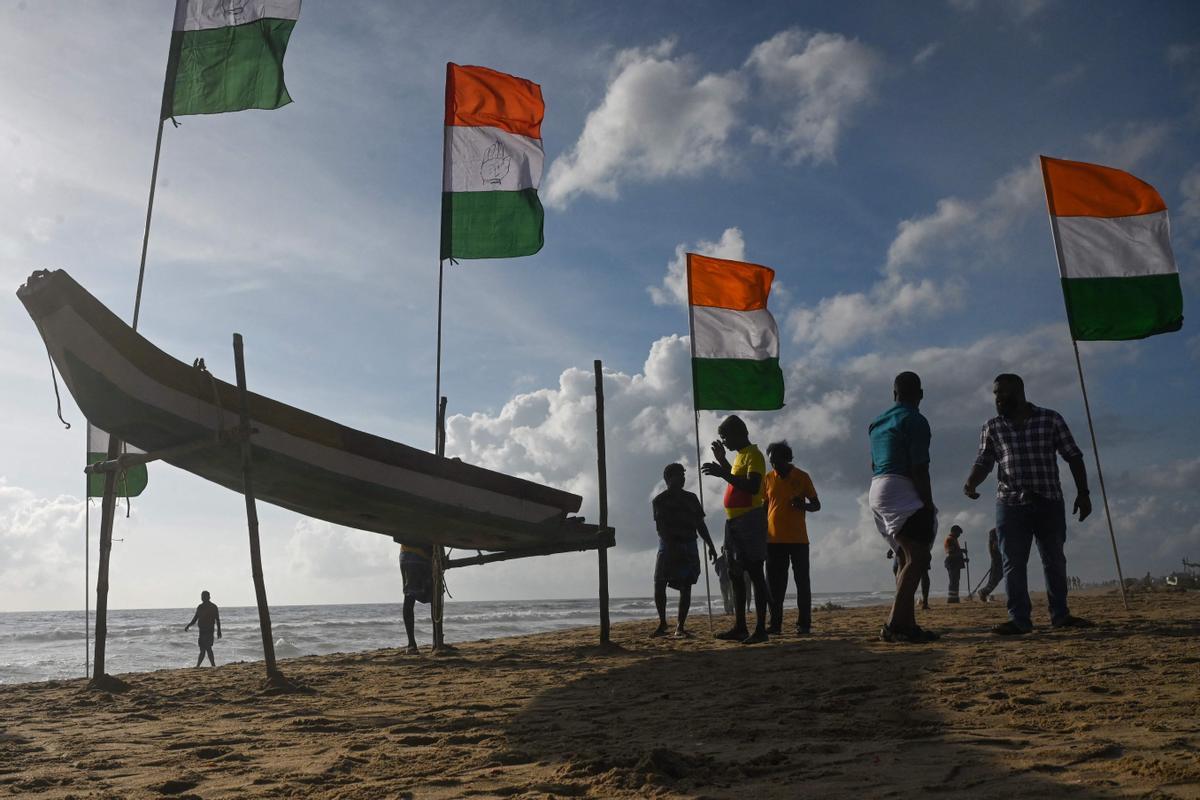 Plegarias en Chennai (Índia) en homenaje a las víctimas del tsunami del 2004 en el Índico