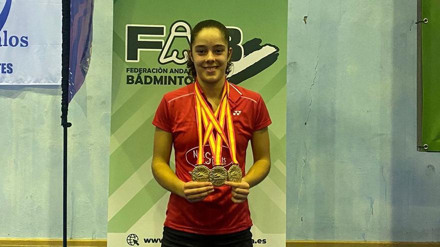 La ruteña María Luisa Jiménez se proclama triple campeona de España