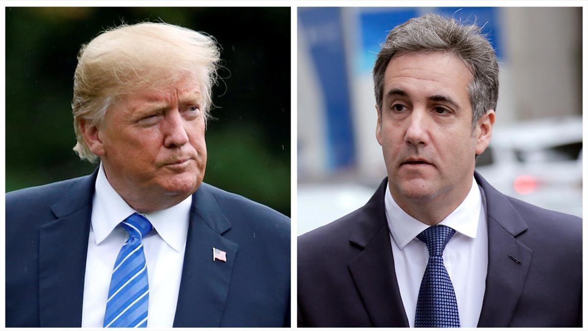 Michael Cohen y Donald Trump