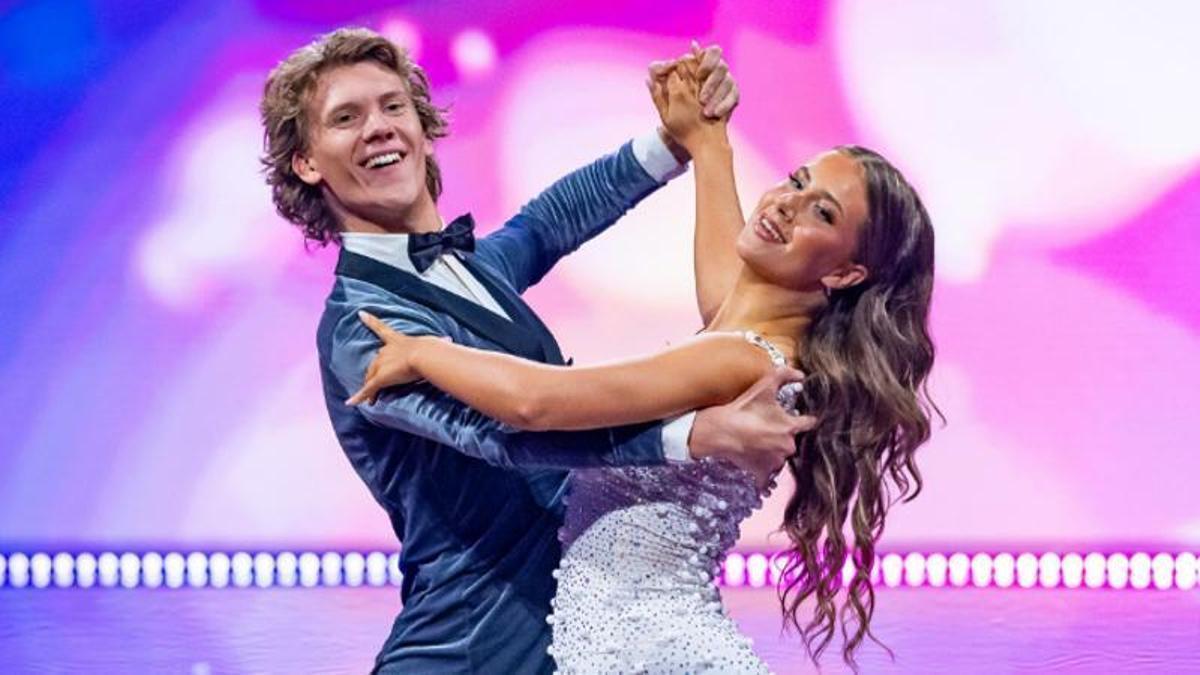 Leah Isadora Behn, en un momento de su actuación, en el programa 'Skal vi danse', adaptación noruega de 'Bailando con las estrellas', que se emite en TV 2.