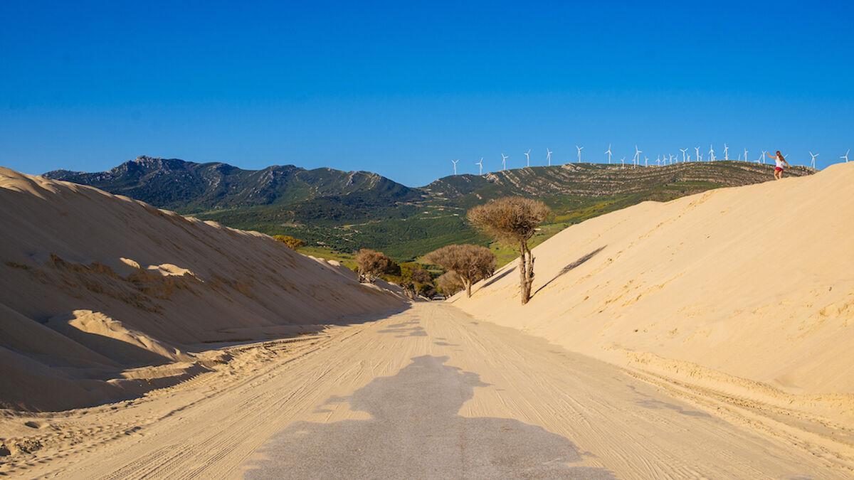 Las dunas, son las grandes protagonistas de esta preciosa playa.