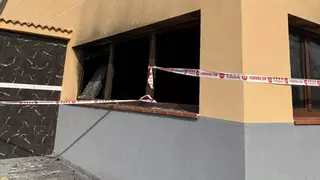 La mezquita de Piera, quemada tras un incendio