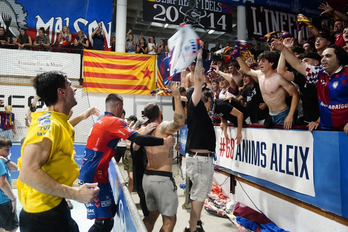 Les millors fotos del quart partit entre l'Igualada i el Liceo