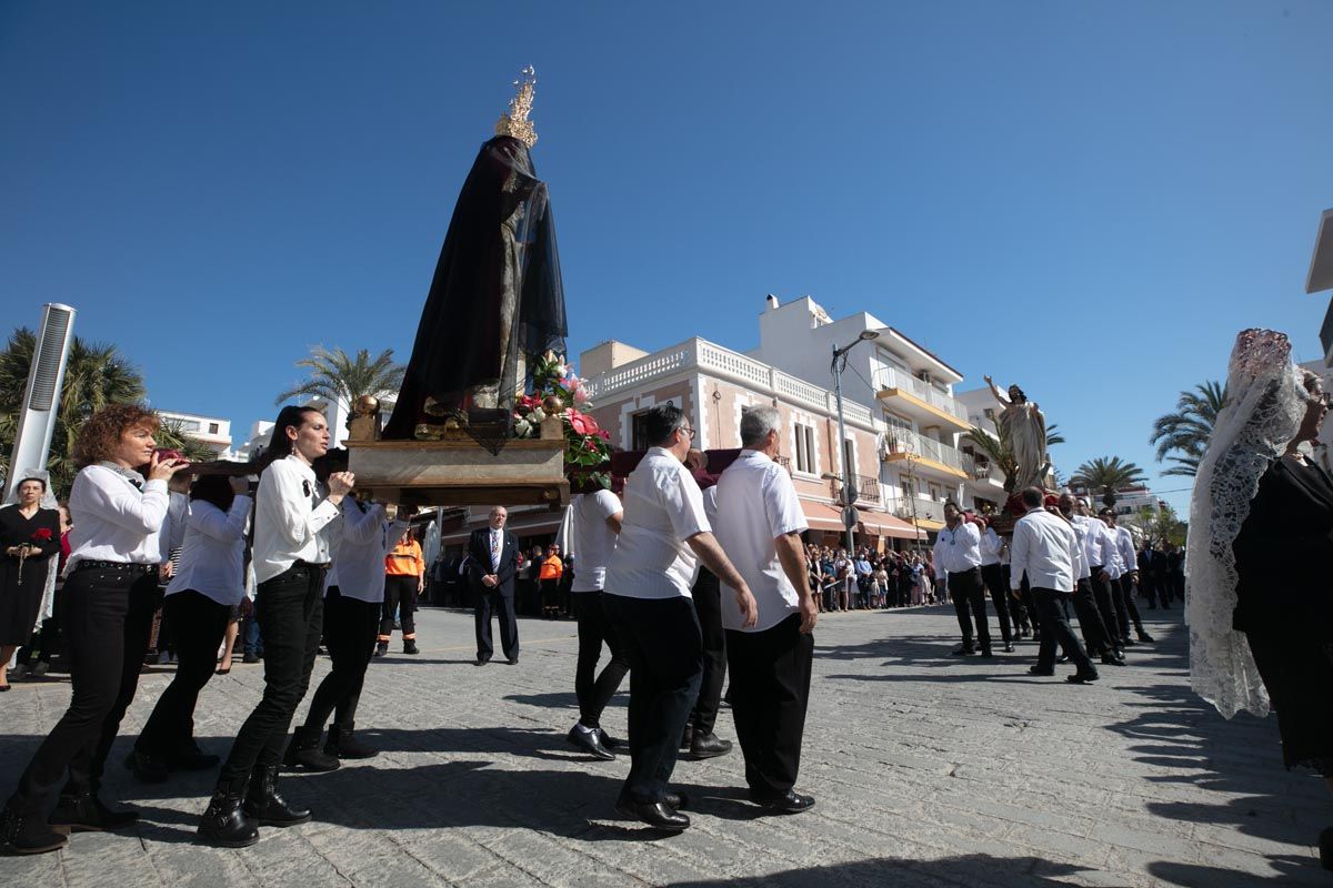 Semana Santa de Ibiza: Santo Encuentro en Santa Eulària en el Domingo de Pascua