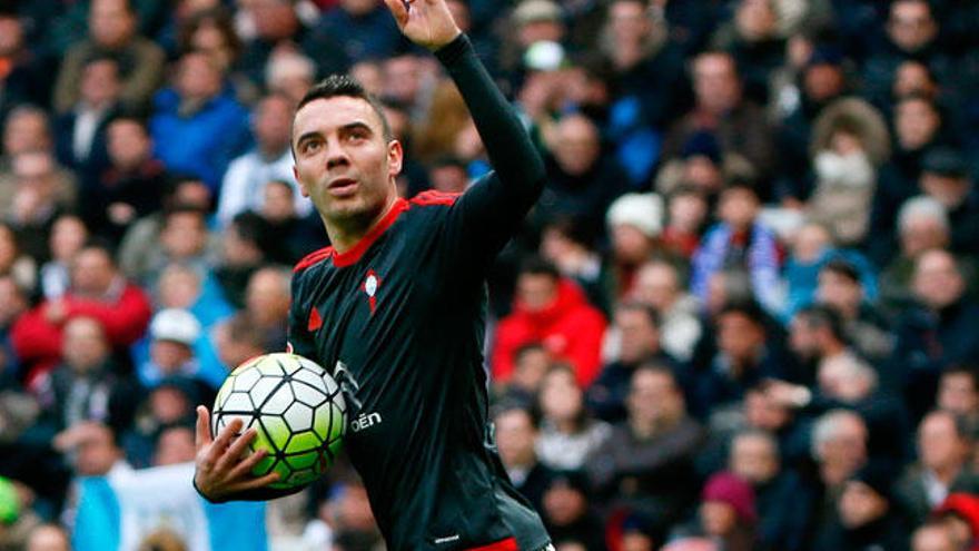 Aspas dedicó el jugador a su afición // EFE