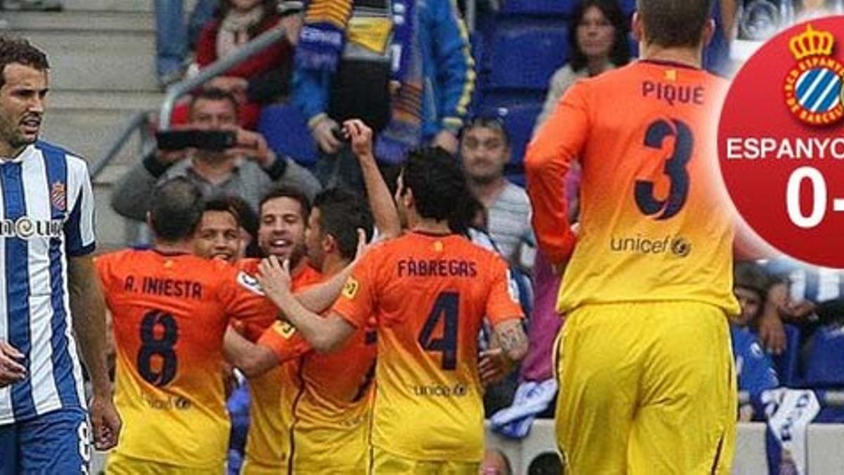 El Barça venció al Espanyol en el derbi