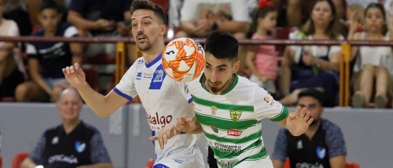 El argentino Lucas Bolo, en el partido de su debut en Vista Alegre.