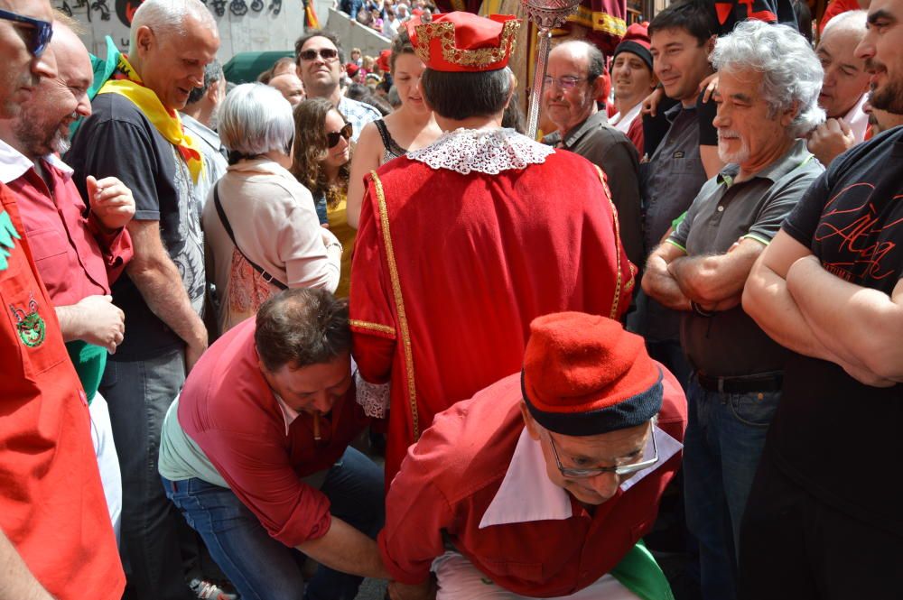 Broma al macer de la Patum Joan Segado