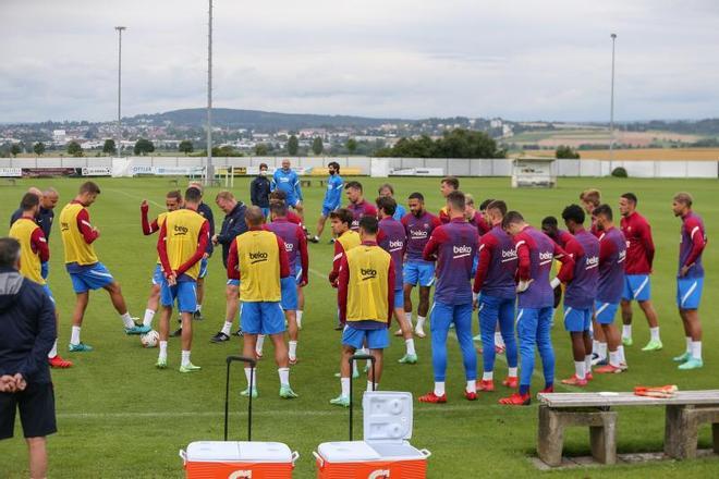 Las mejores imágenes del entrenamiento de hoy del Barça